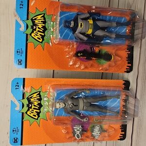 DC Comics Batman Classic TV Series Riddler And Batman 6 Inch Action Figures